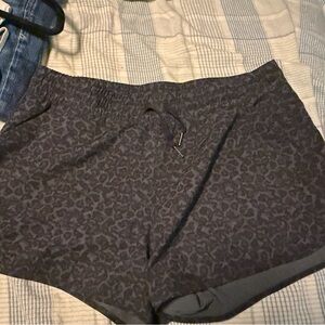 Leopard print shorts